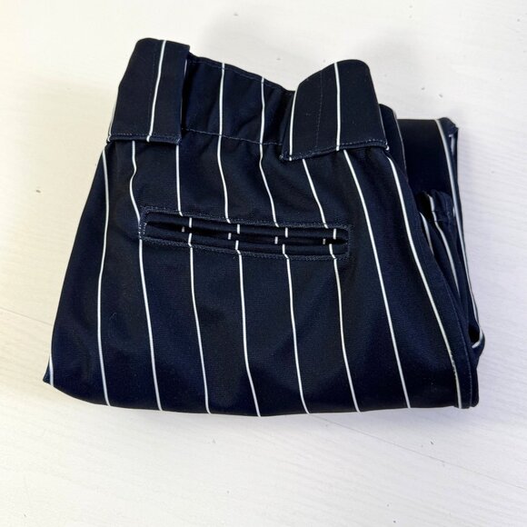 EvoShield Standout Pants Womens Sz M Navy/White Pinstripes Softball Grip Waist - Picture 2 of 8